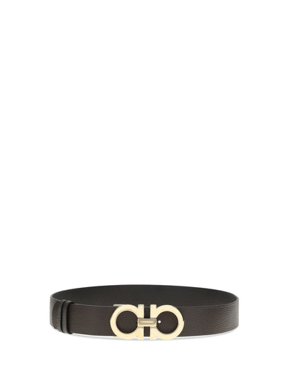 FERRAGAMO 80 reversible leather belt 