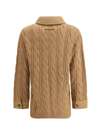 MAX MARA L double-breasted jacket with contrasted sleeves 