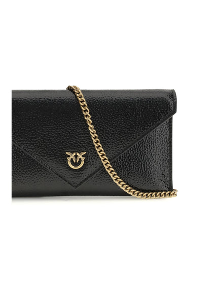 PINKO OS love birds clutch bag