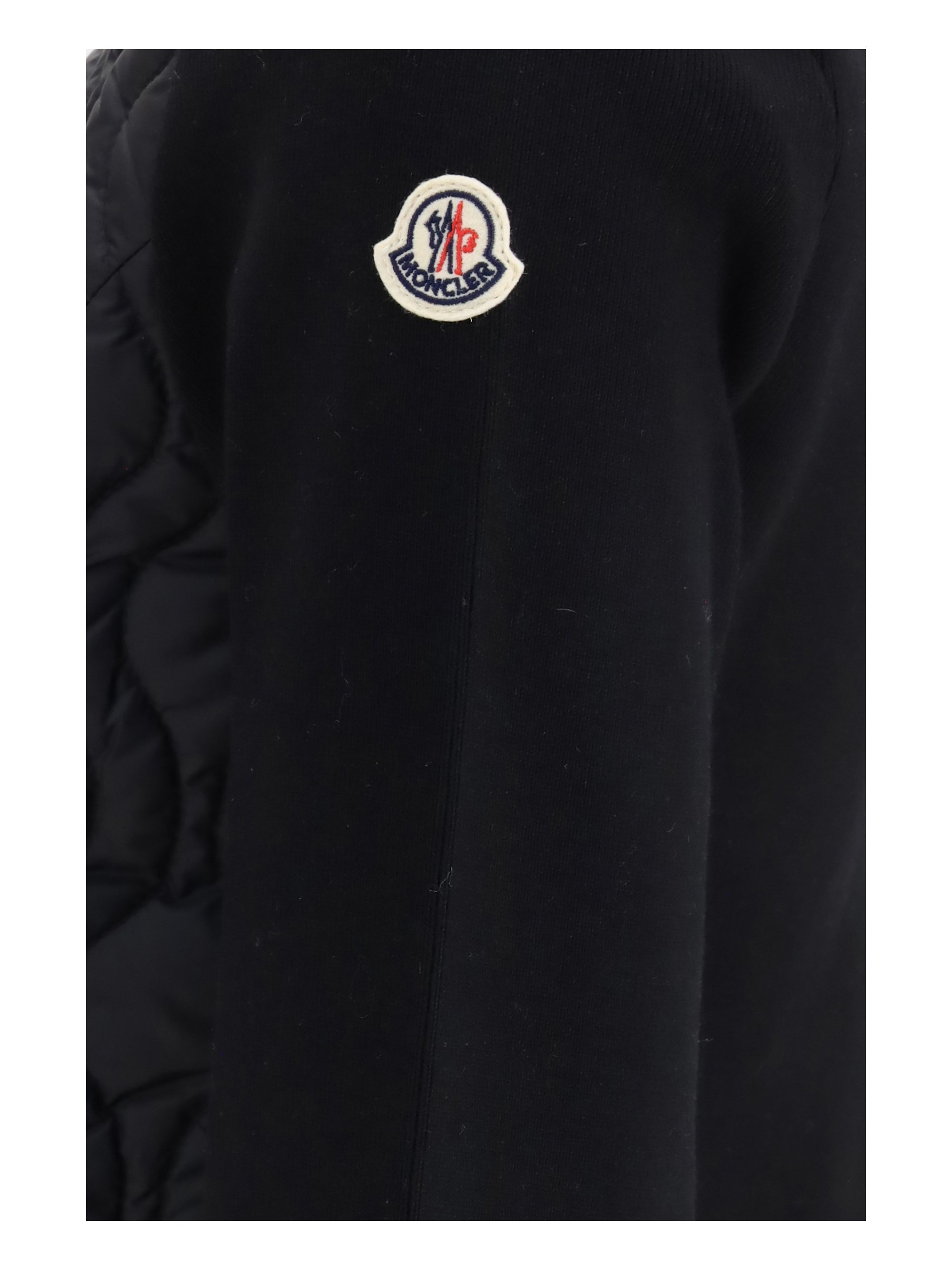 cotton padded cardigan