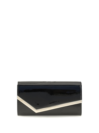 emmie leather clutch