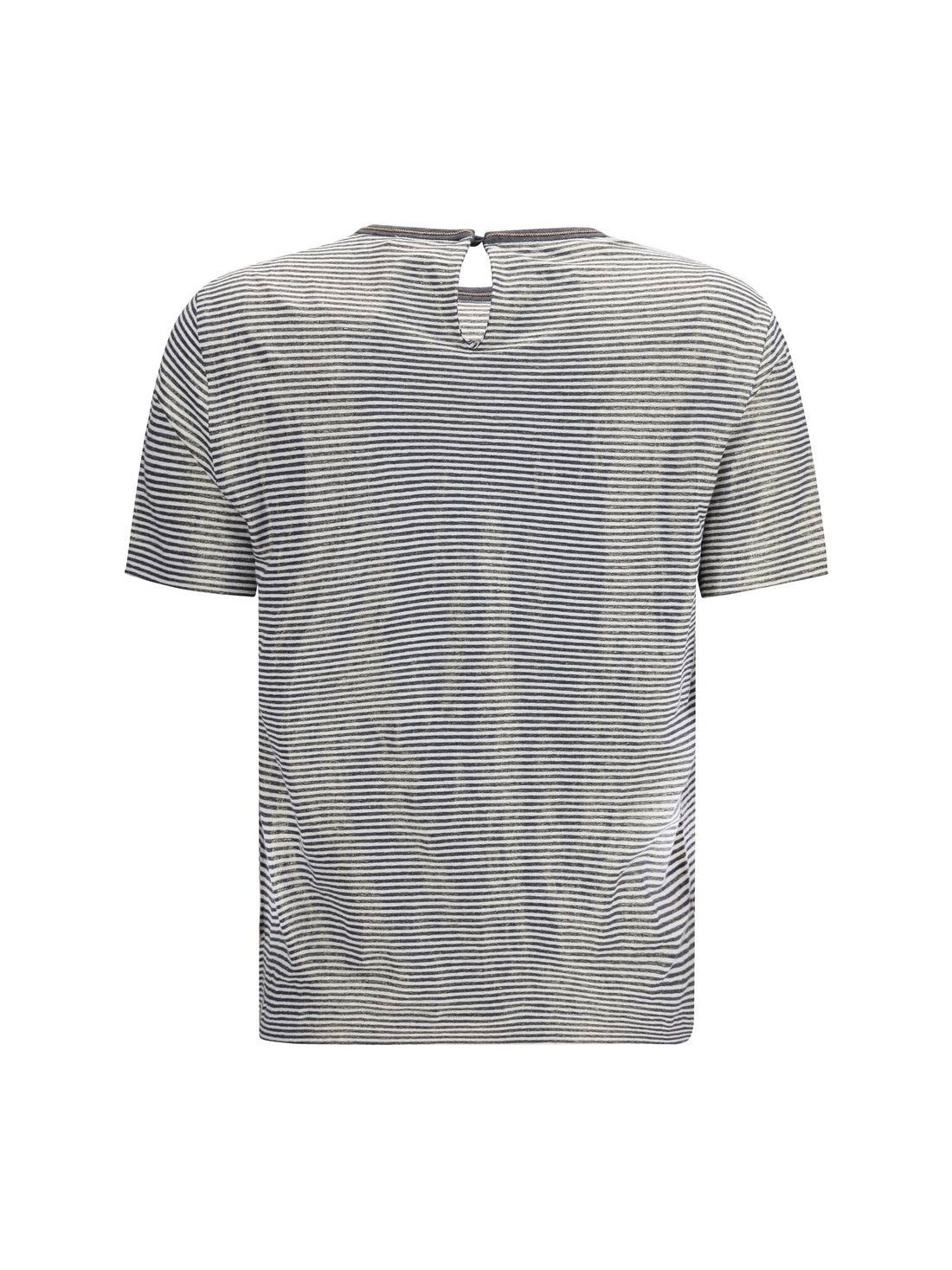 BRUNELLO CUCINELLI L striped short-sleeve crewneck t-shirt 