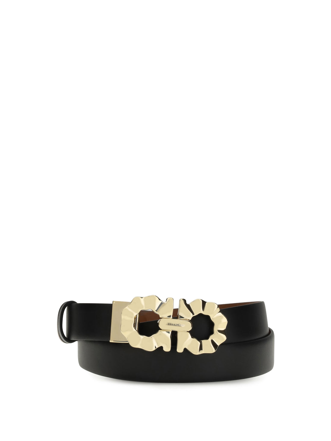 FERRAGAMO 75 gancini reversible belt