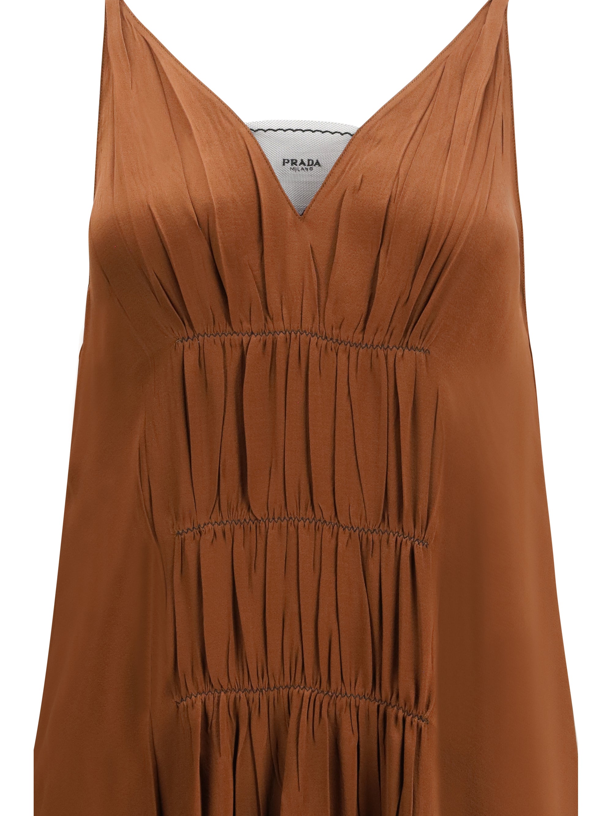 v-neck long dress