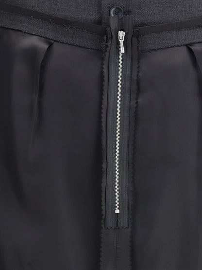MARGIELA 40 wool midi skirt
