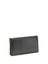 CHLOÉ OS spin wallet with flap and chain