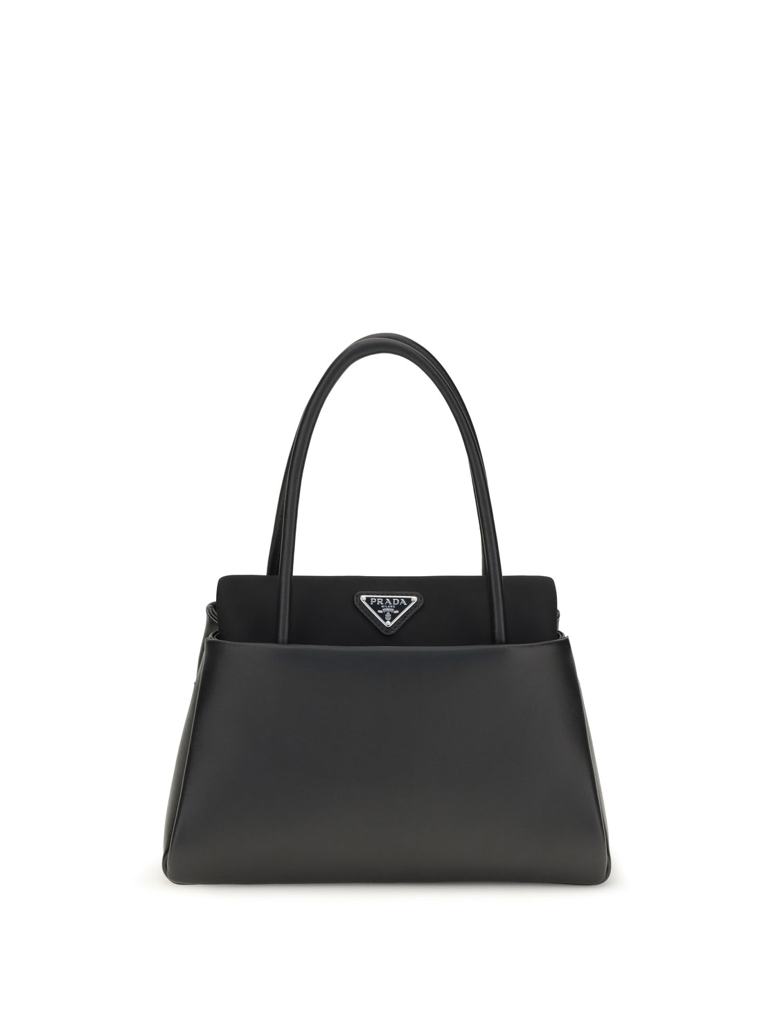 PRADA OS top handle bag with triangle logo