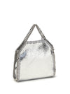 metallic falabella handbag