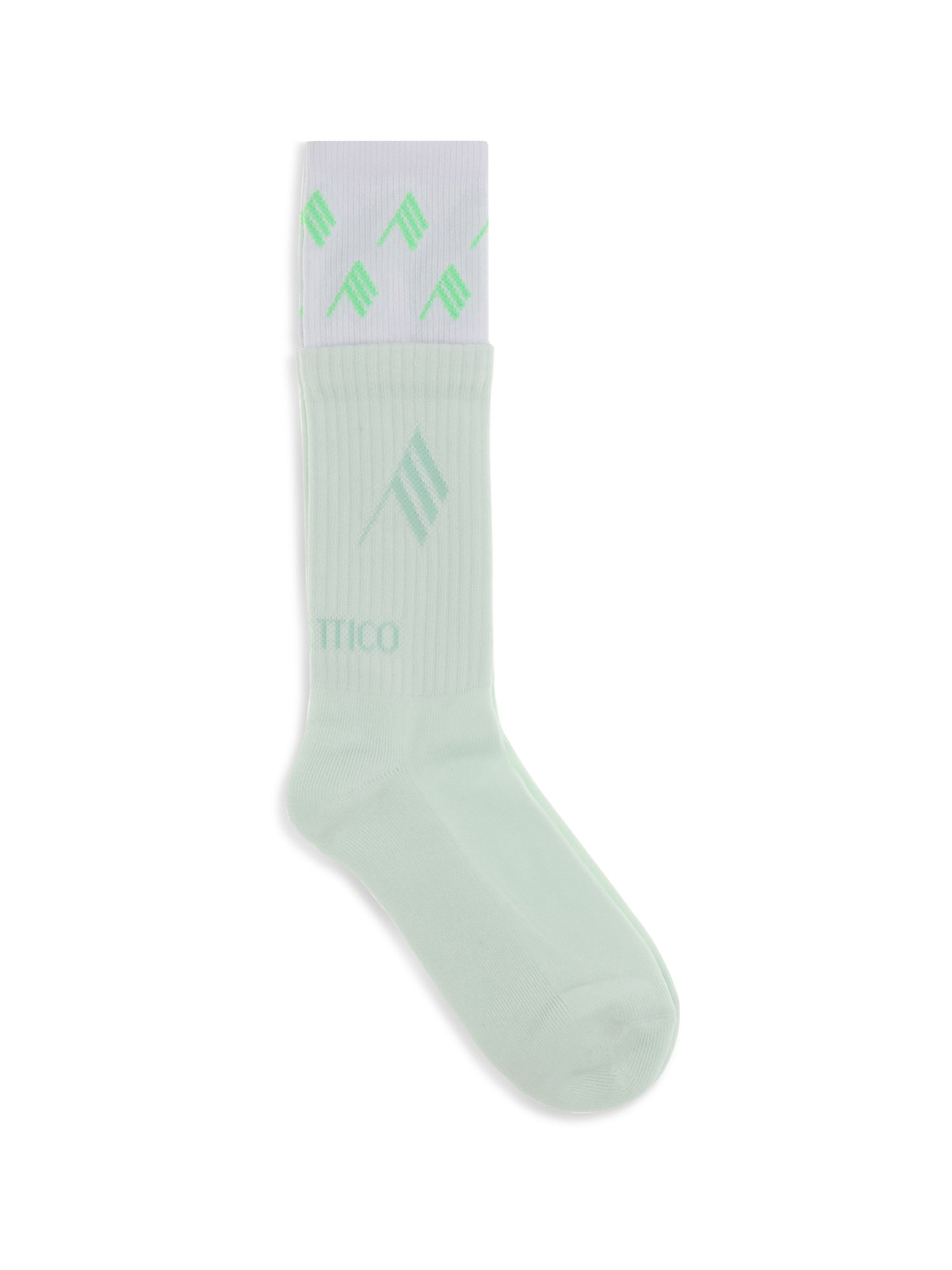 THE ATTICO L-XL logo cotton socks