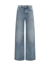 90's high-waisted wide-leg jeans