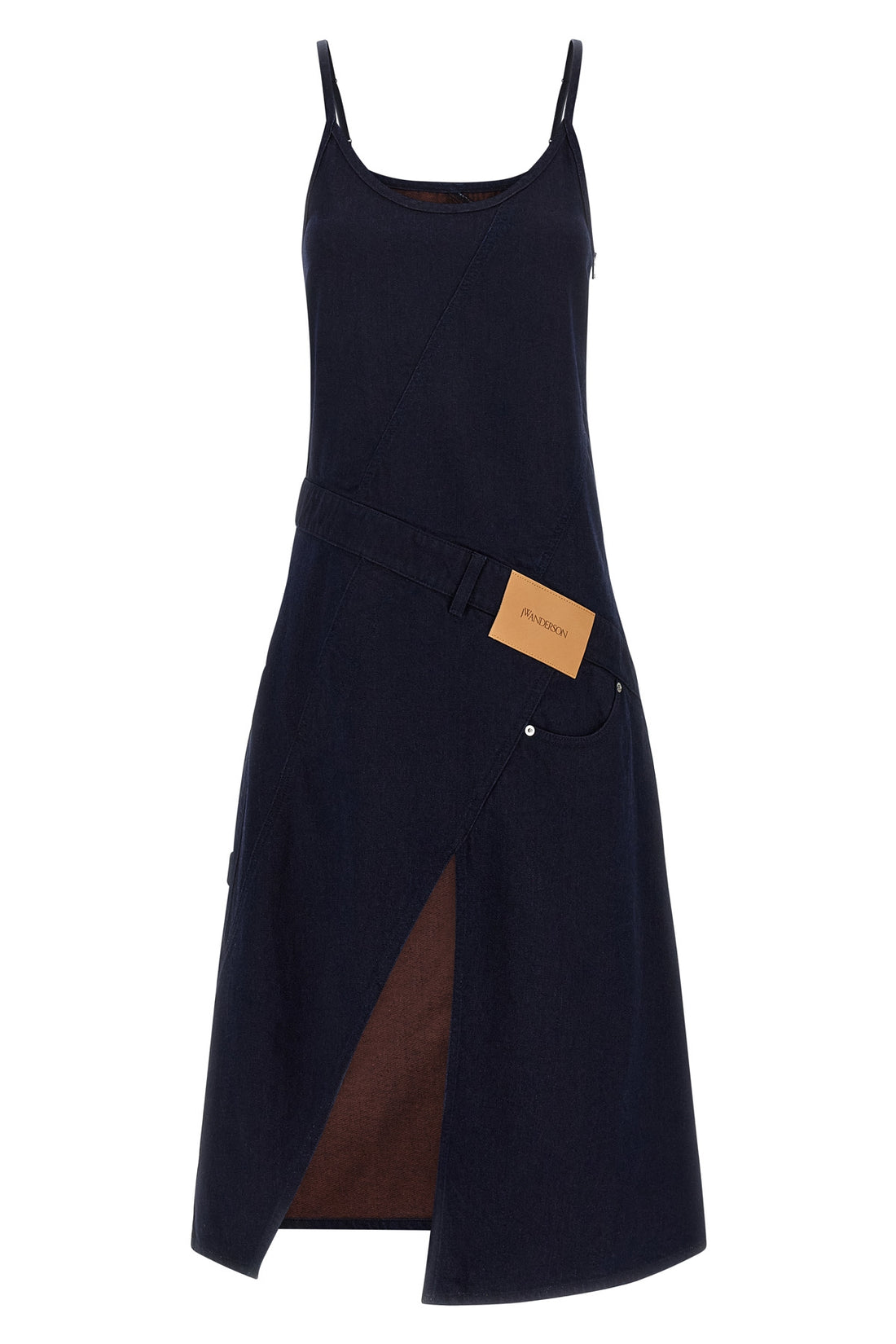 J.W.ANDERSON 4 twisted workwear cotton denim dress