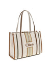 woody loop canvas tote bag