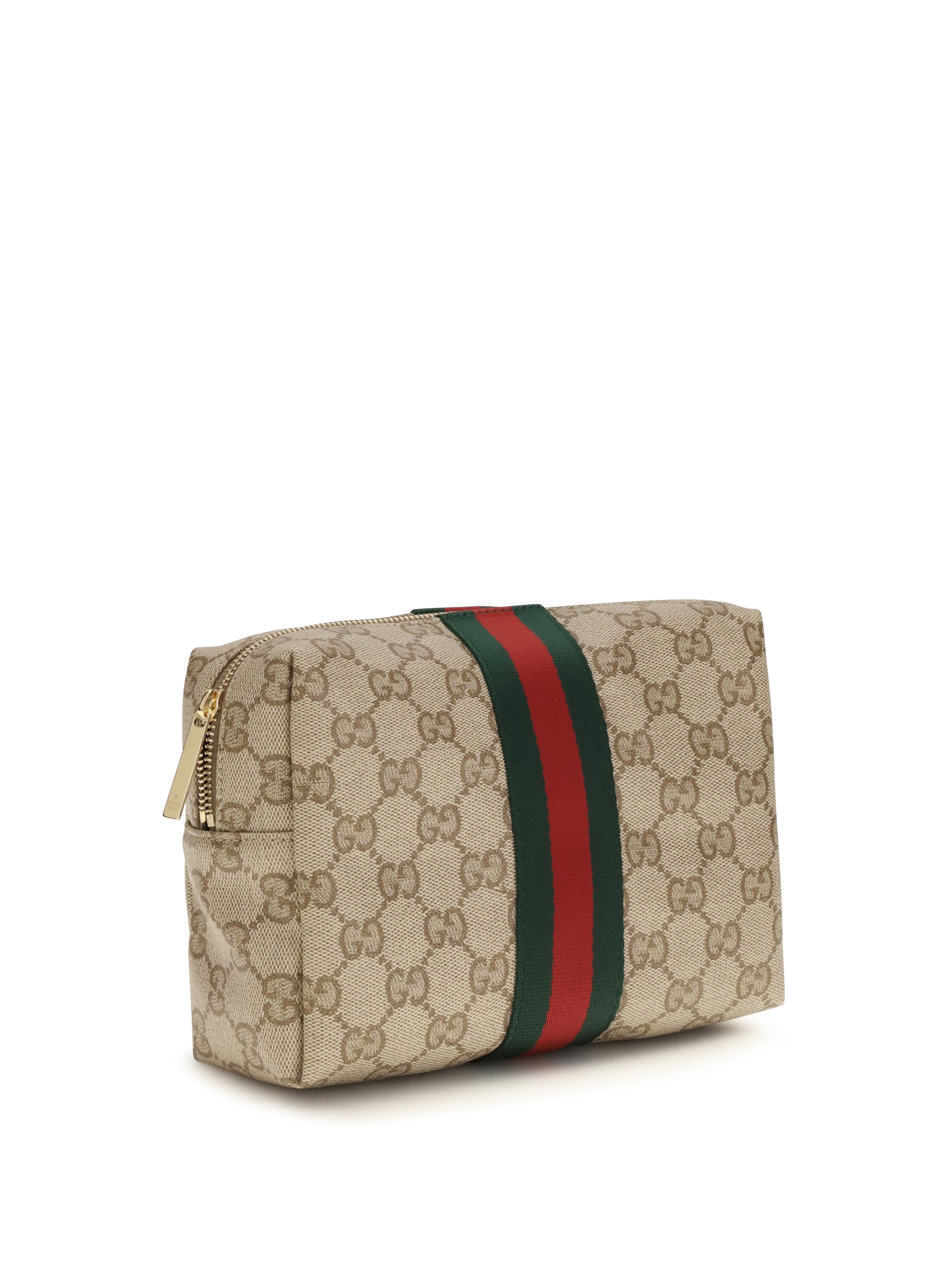 medium beauty case with web stripe
