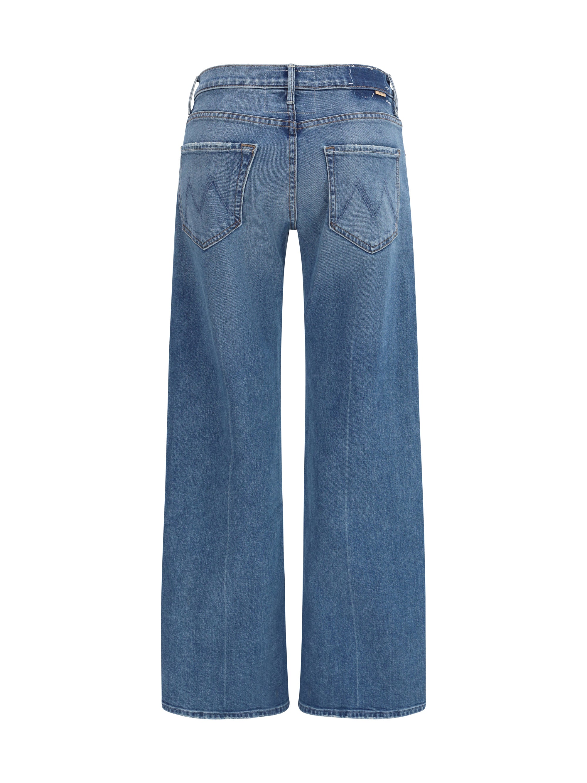 mid rise lasso sneak jeans