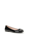 gommettine leather ballerinas