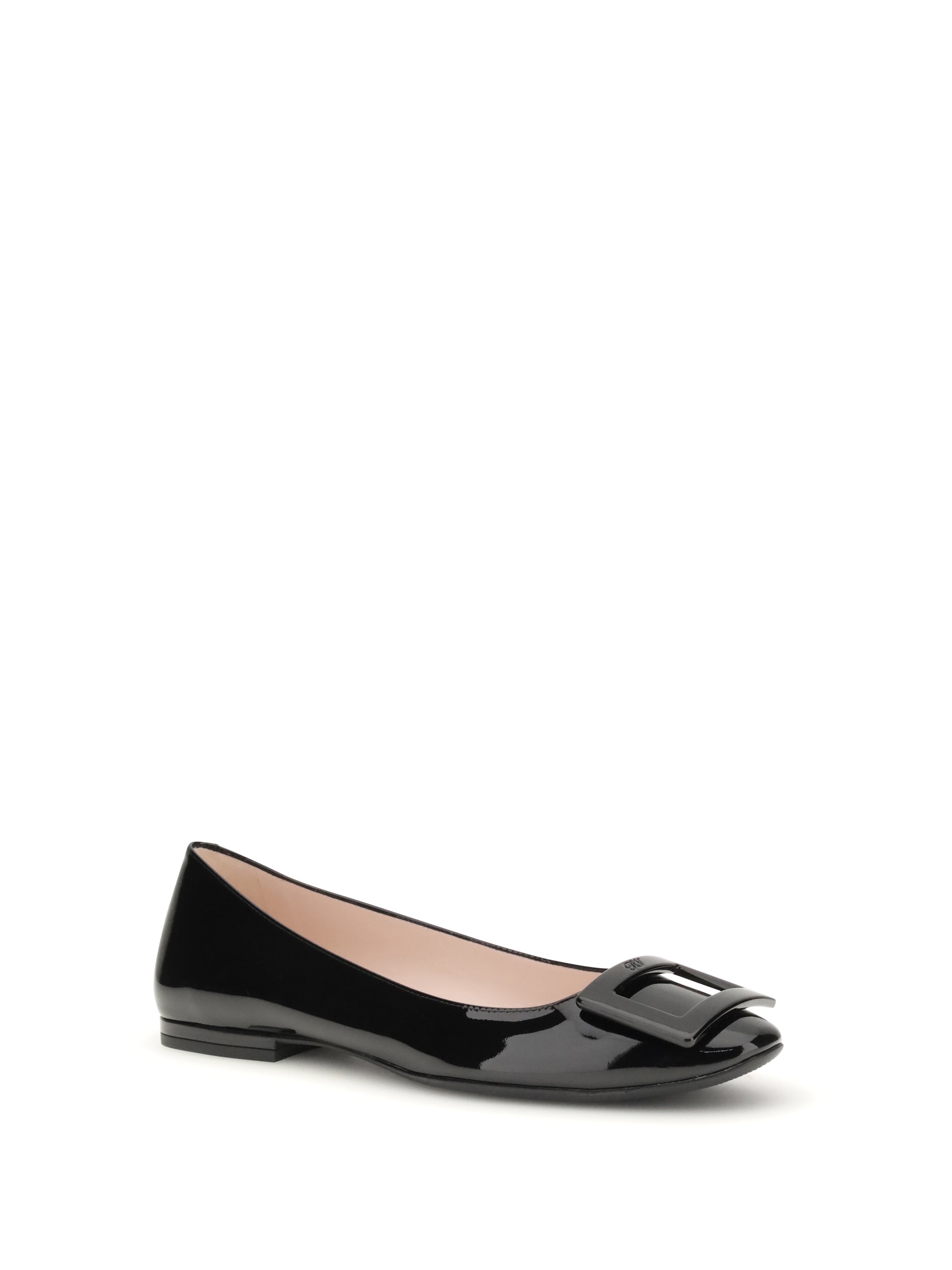 gommettine leather ballerinas