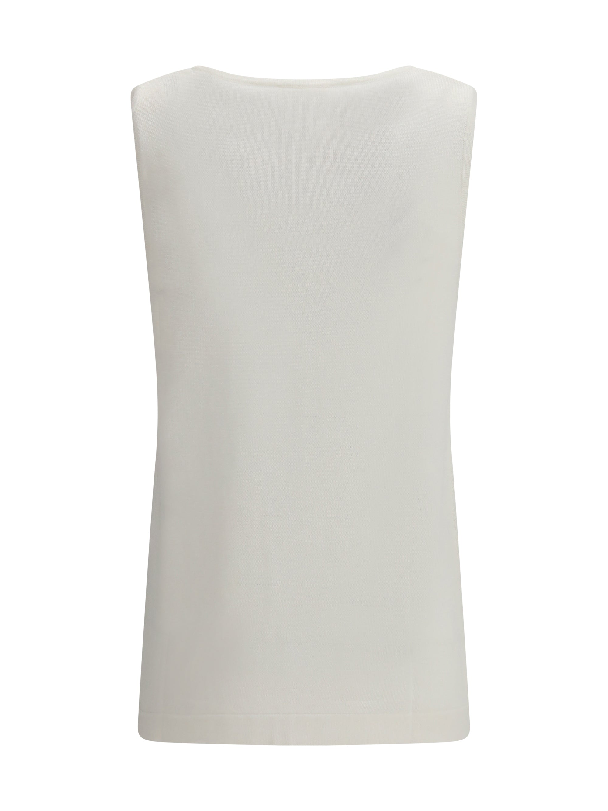 crew-neck tank top