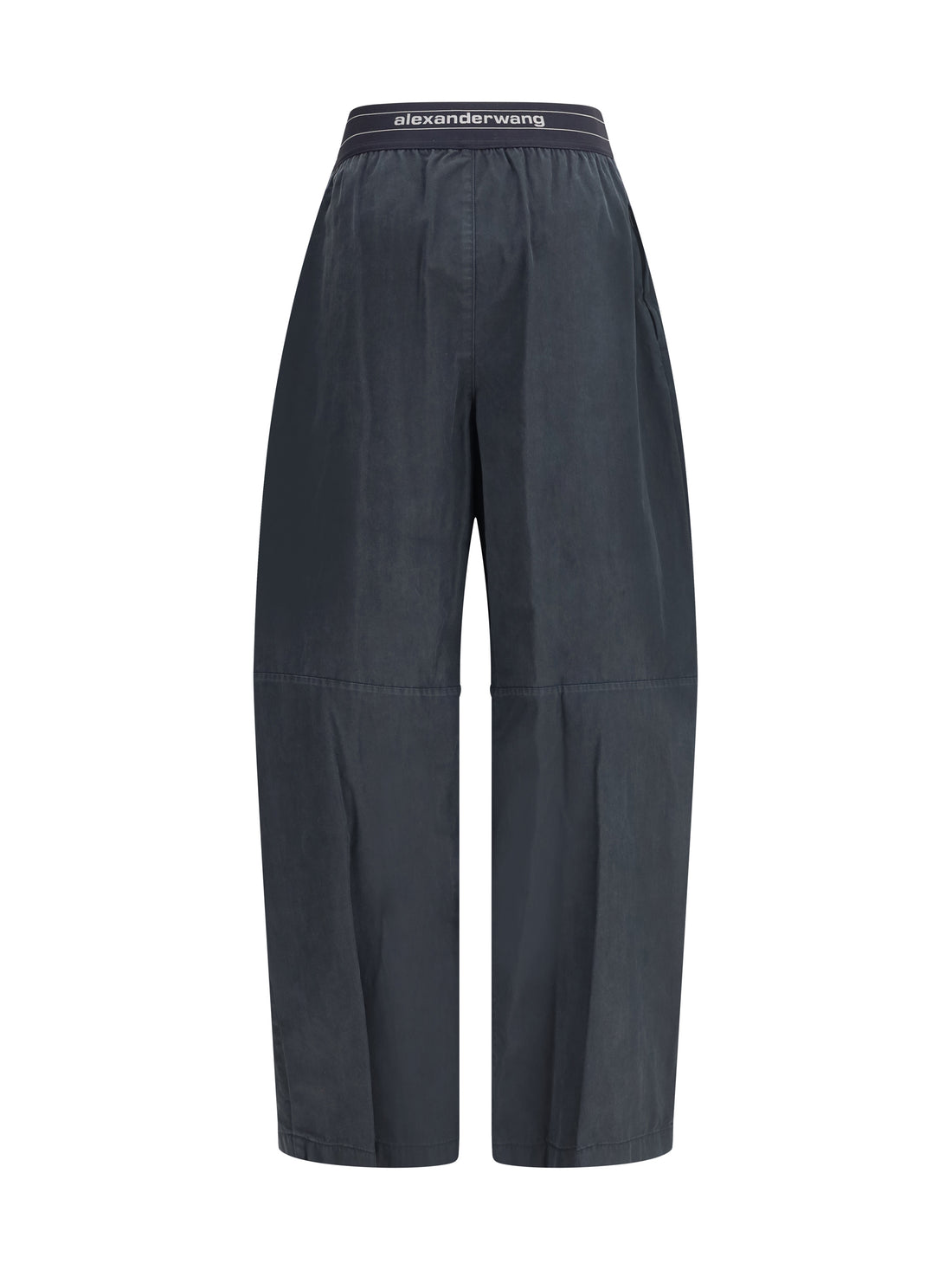 ALEXANDER WANG S trousers with elastic waistband and contrasting jacquard logo