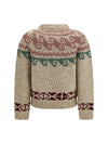 geometric jacquard wool-blend sweater