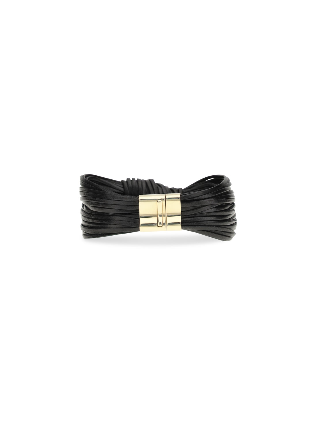 BOTTEGA VENETA L knot leather bracelet