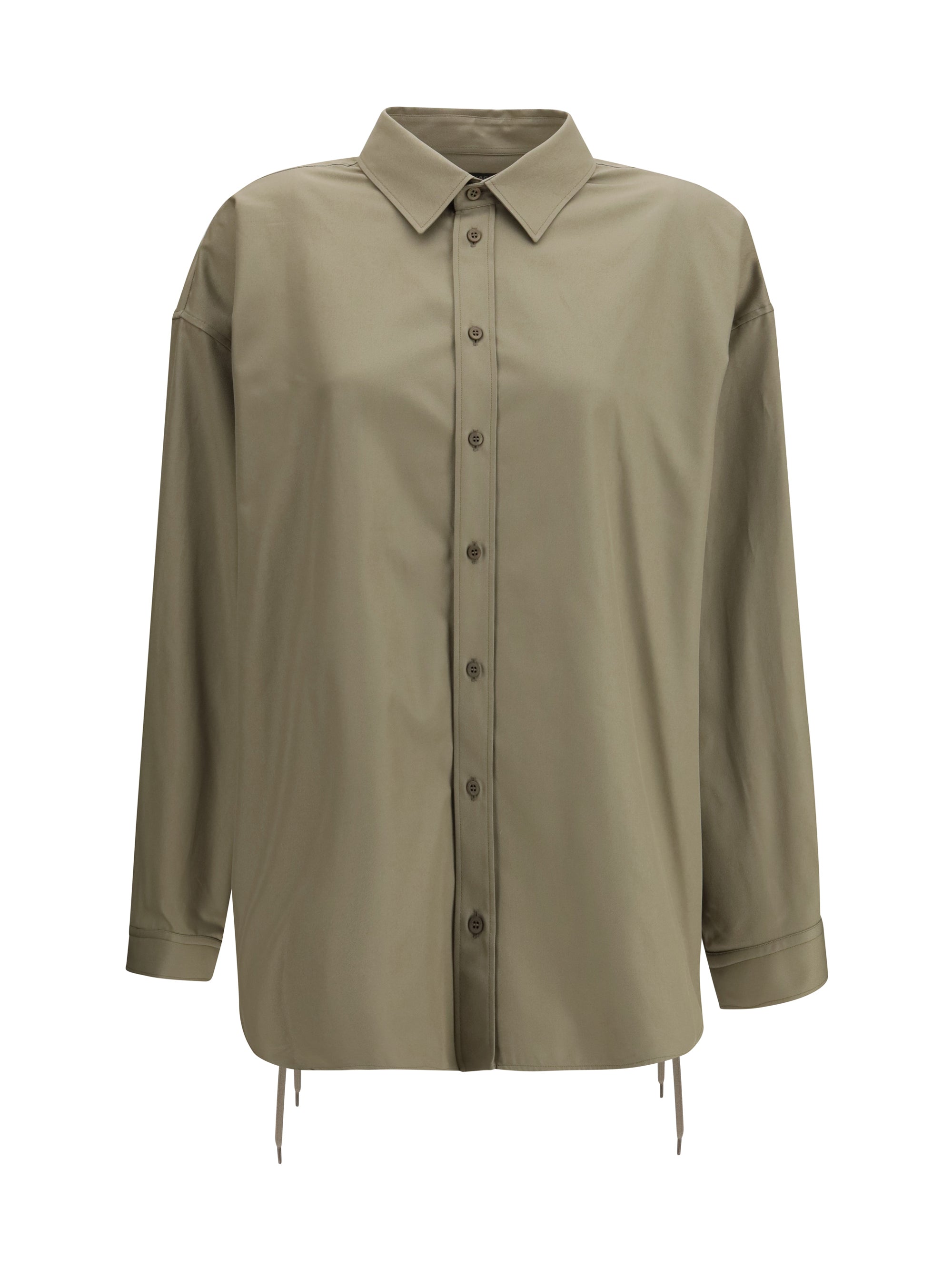 lace-up shirt