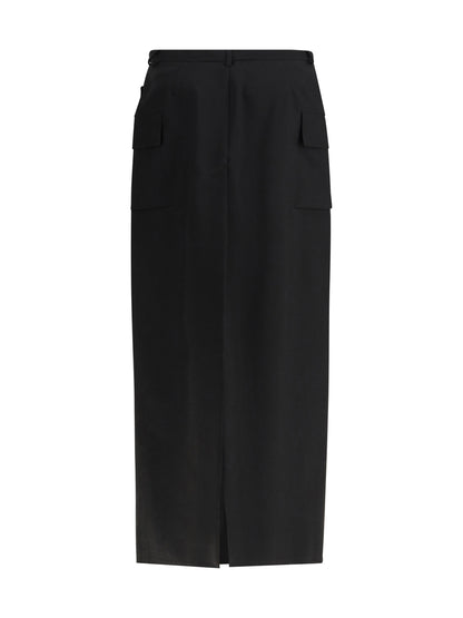 RICK OWENS 40 cargo midi skirt