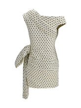 SELF-PORTRAIT 8 polka dot satin mini dress