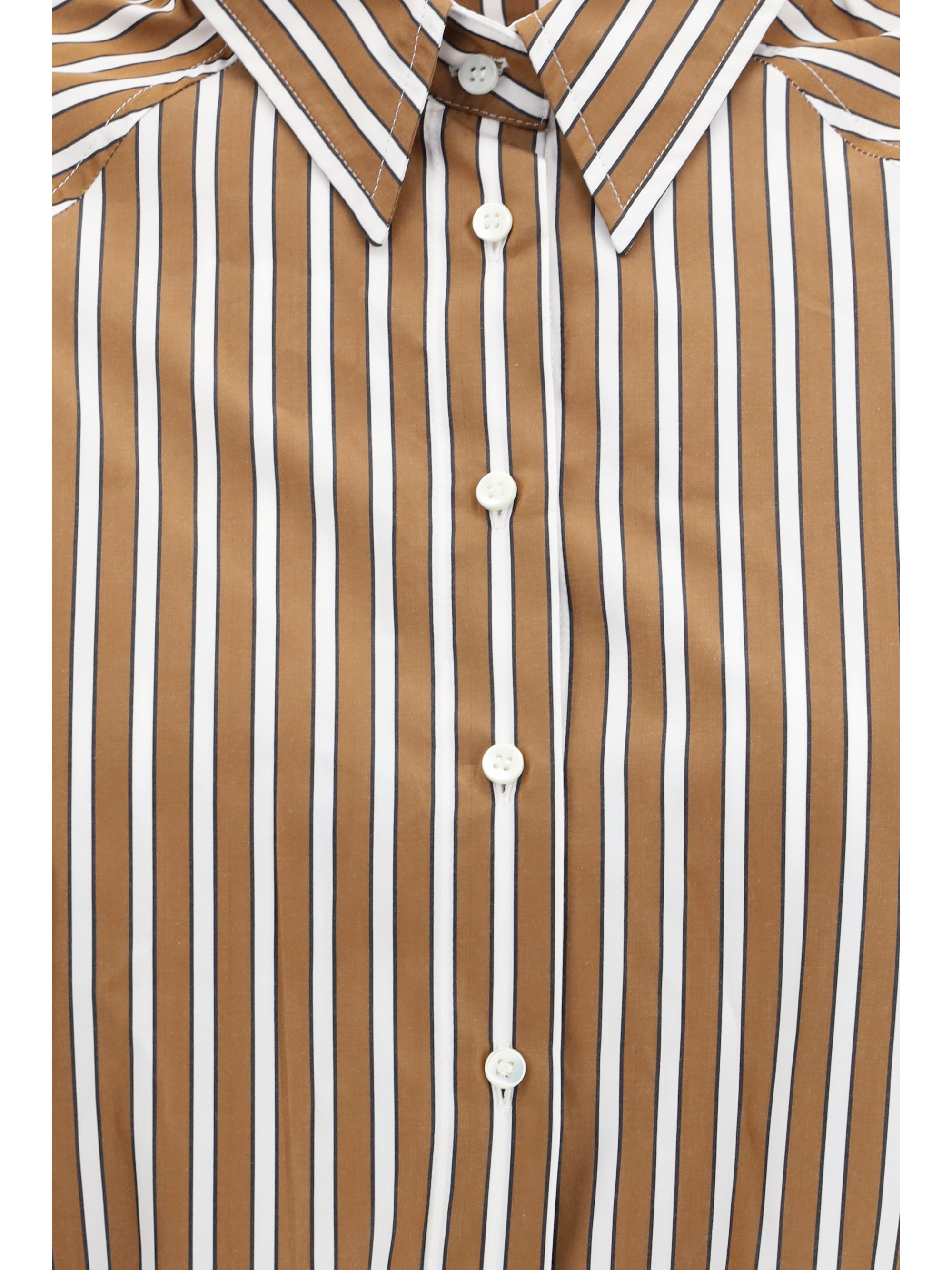 shadow stripe poplin shirt