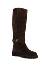 vlogo signature suede high boots