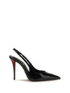 miss z slingback patent leather pumps