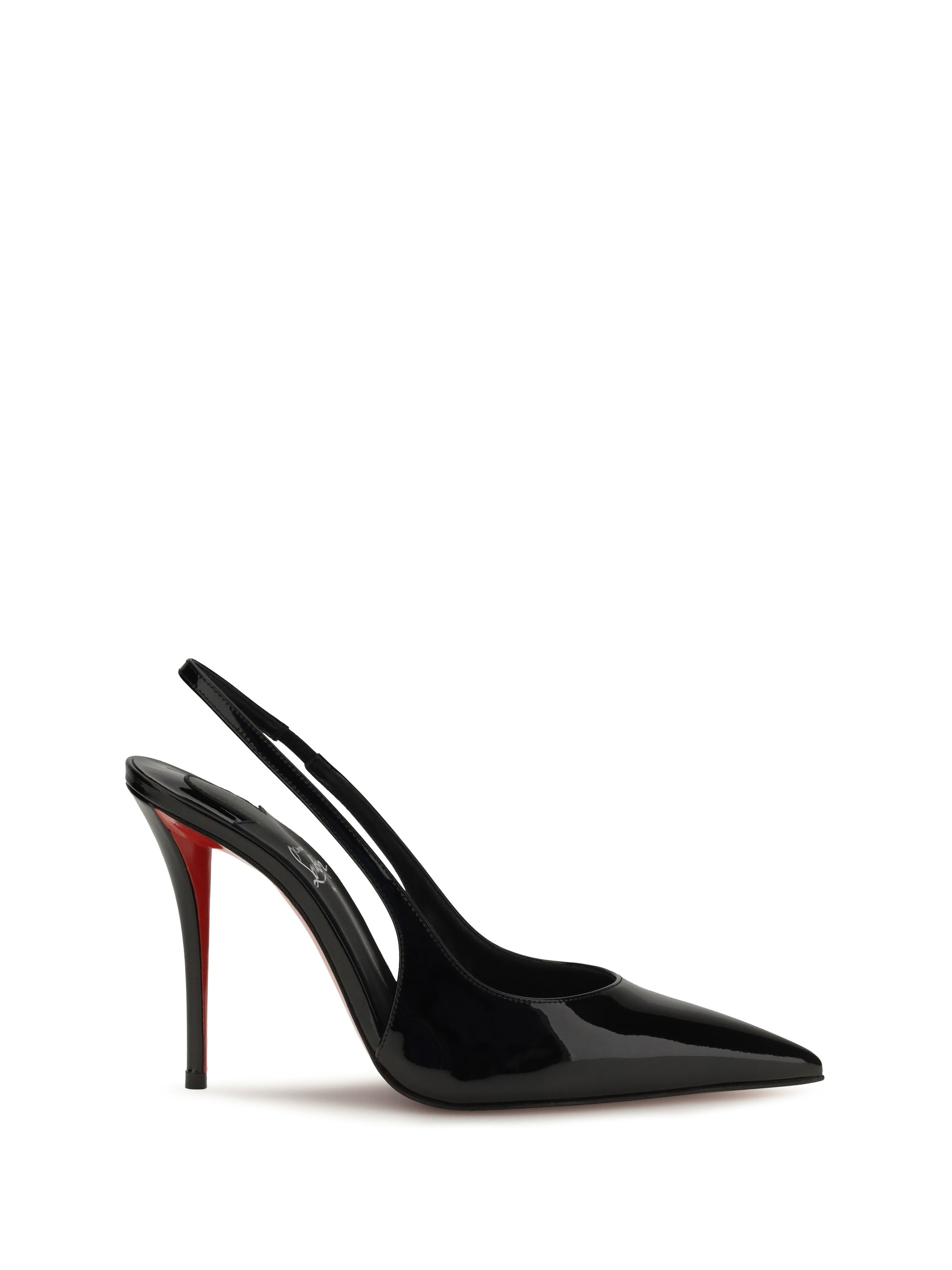 miss z slingback patent leather pumps