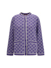 embroidered cotton cardigan