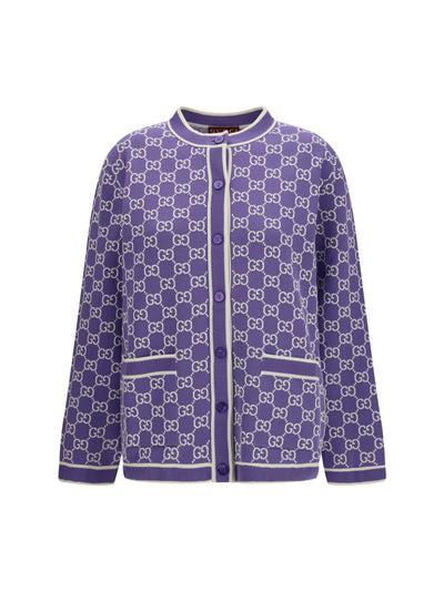 embroidered cotton cardigan