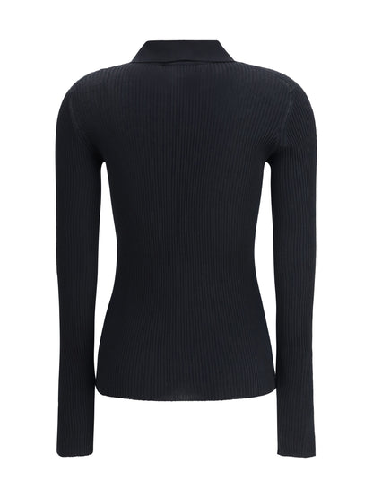 DOLCE &amp; GABBANA 40 ribbed polo sweater