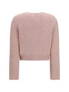 chunky knit cardigan with buttons