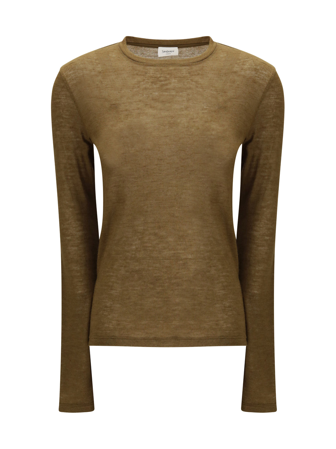 SAINT LAURENT L short-sleeved t-shirt in cashmere and silk 