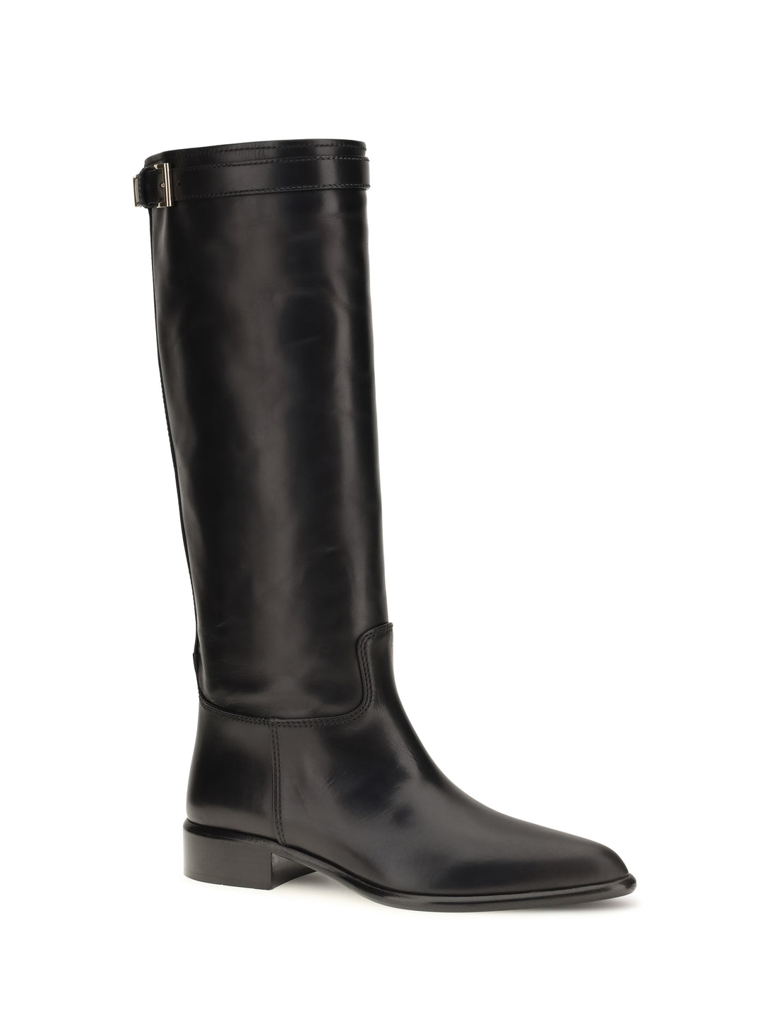 PRADA 37 high leather boots