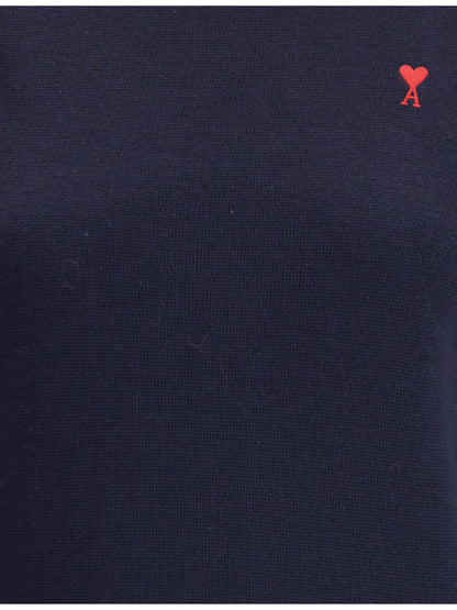 AMI PARIS L ami de coeur turtleneck sweater