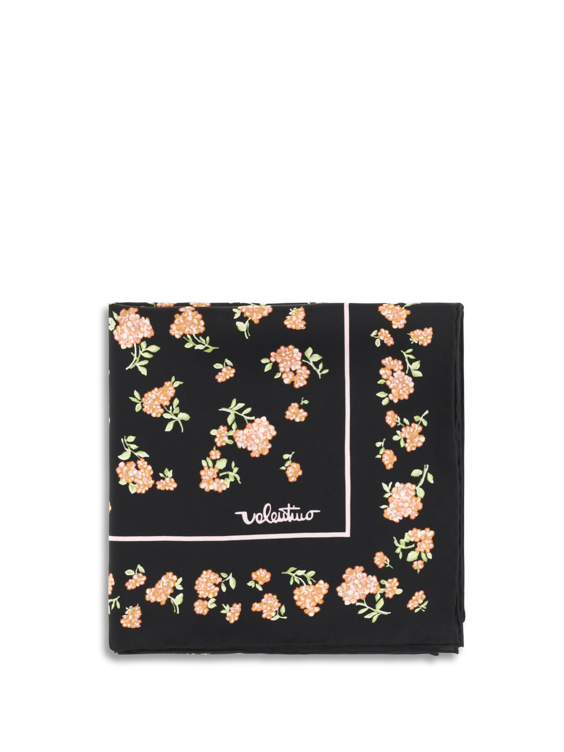 VALENTINO GARAVANI OS mazzetto coriandolo silk scarf 