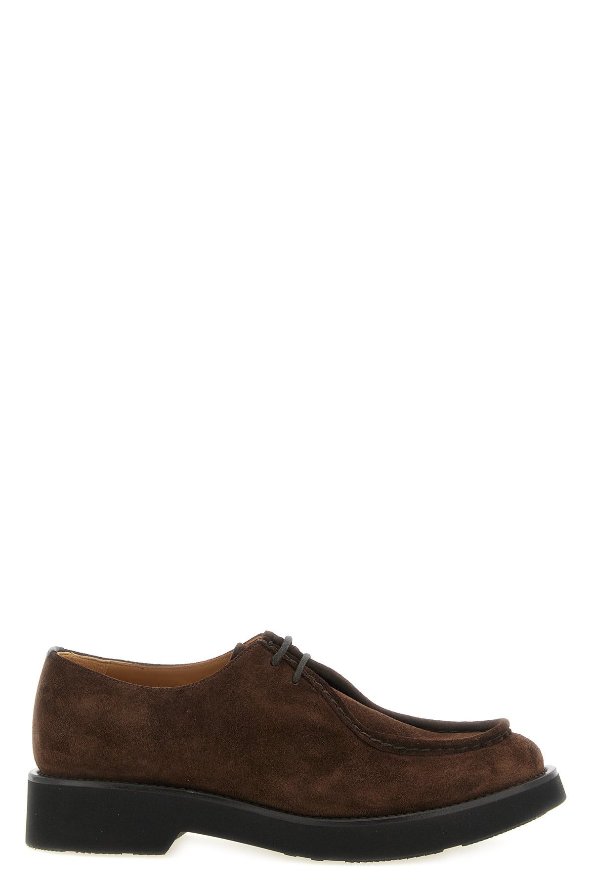 the nelly lace-up shoes by churchs in fine brown suede reinvent the traditiona