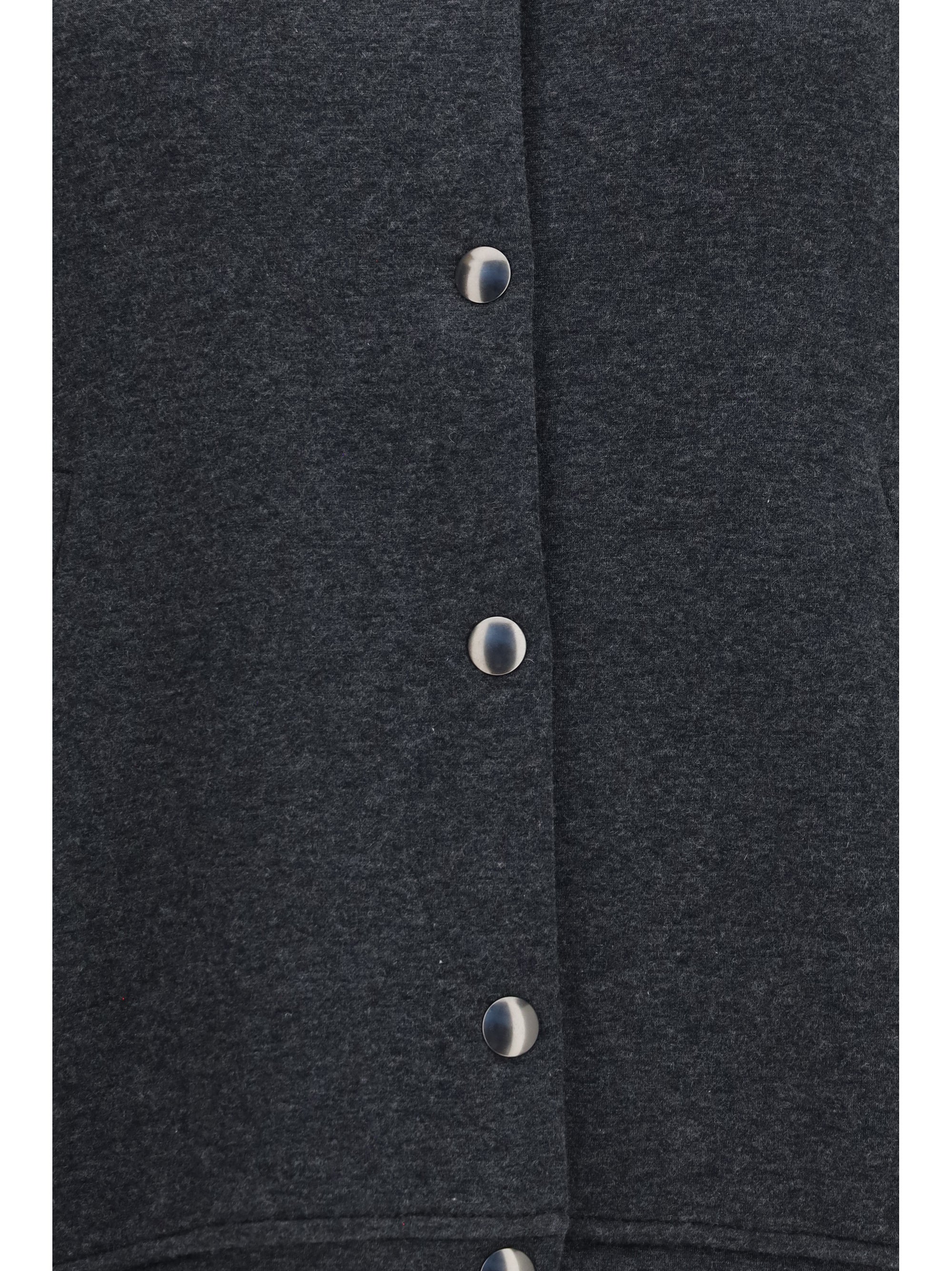 techno cotton and cashmere interlock bomber jacket