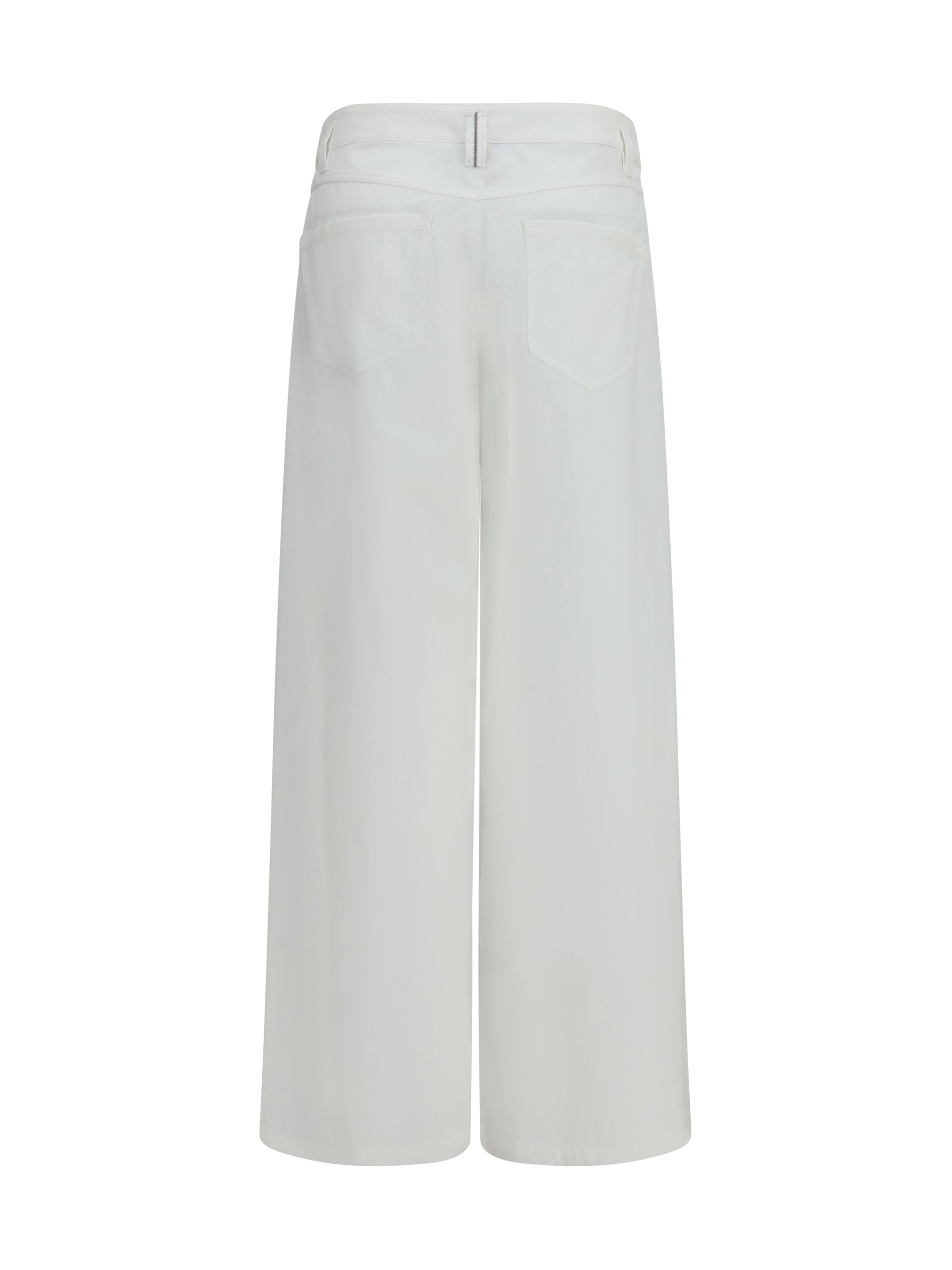 straight-leg cotton pants