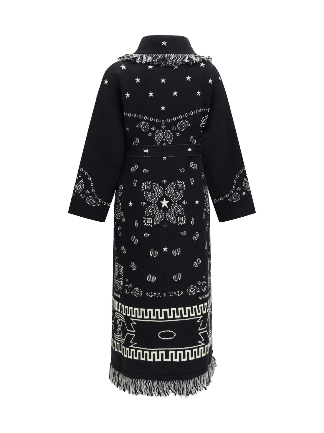 ALAIA XS bandana jacquard coat