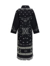 bandana jacquard coat