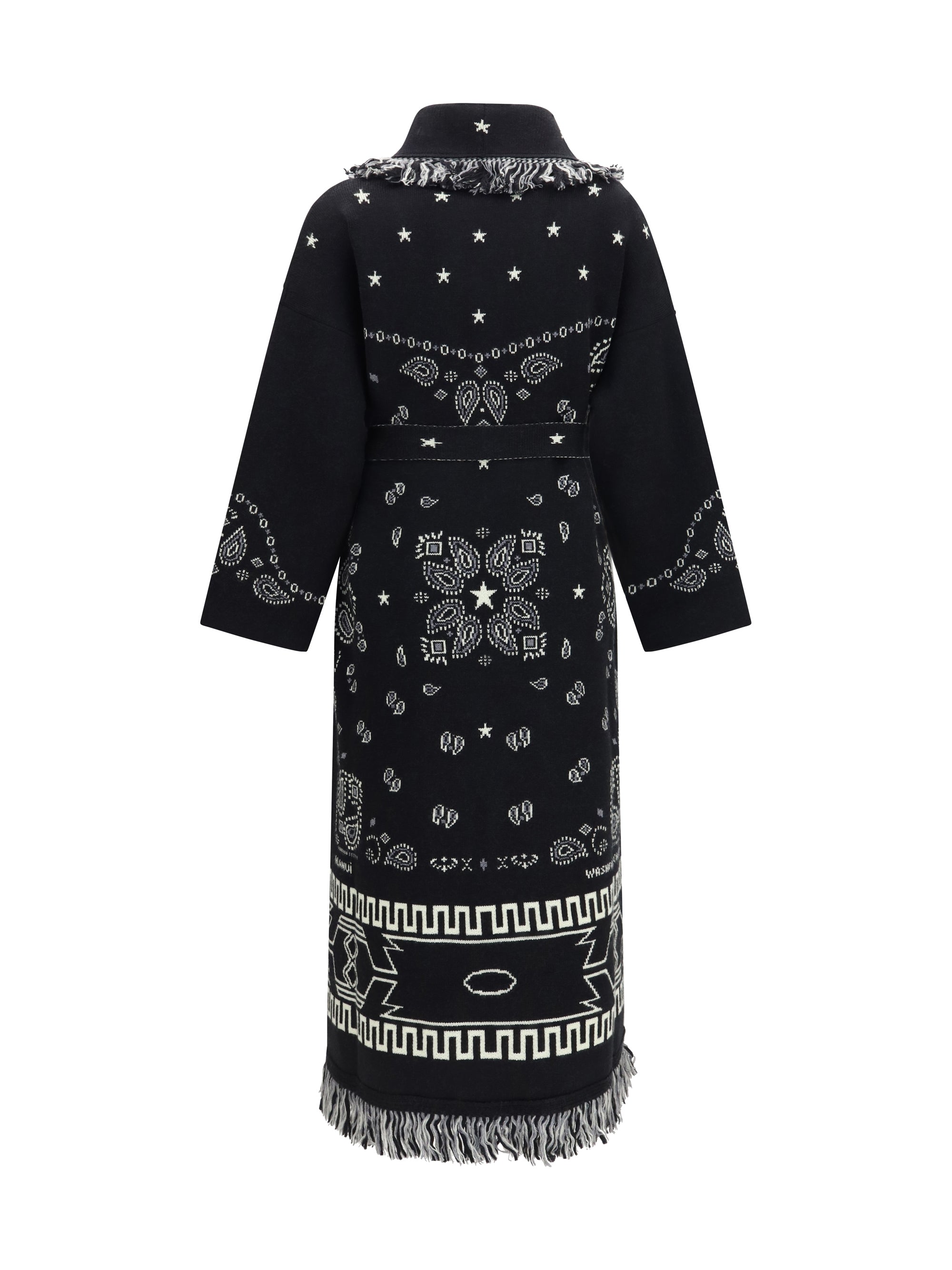 bandana jacquard coat