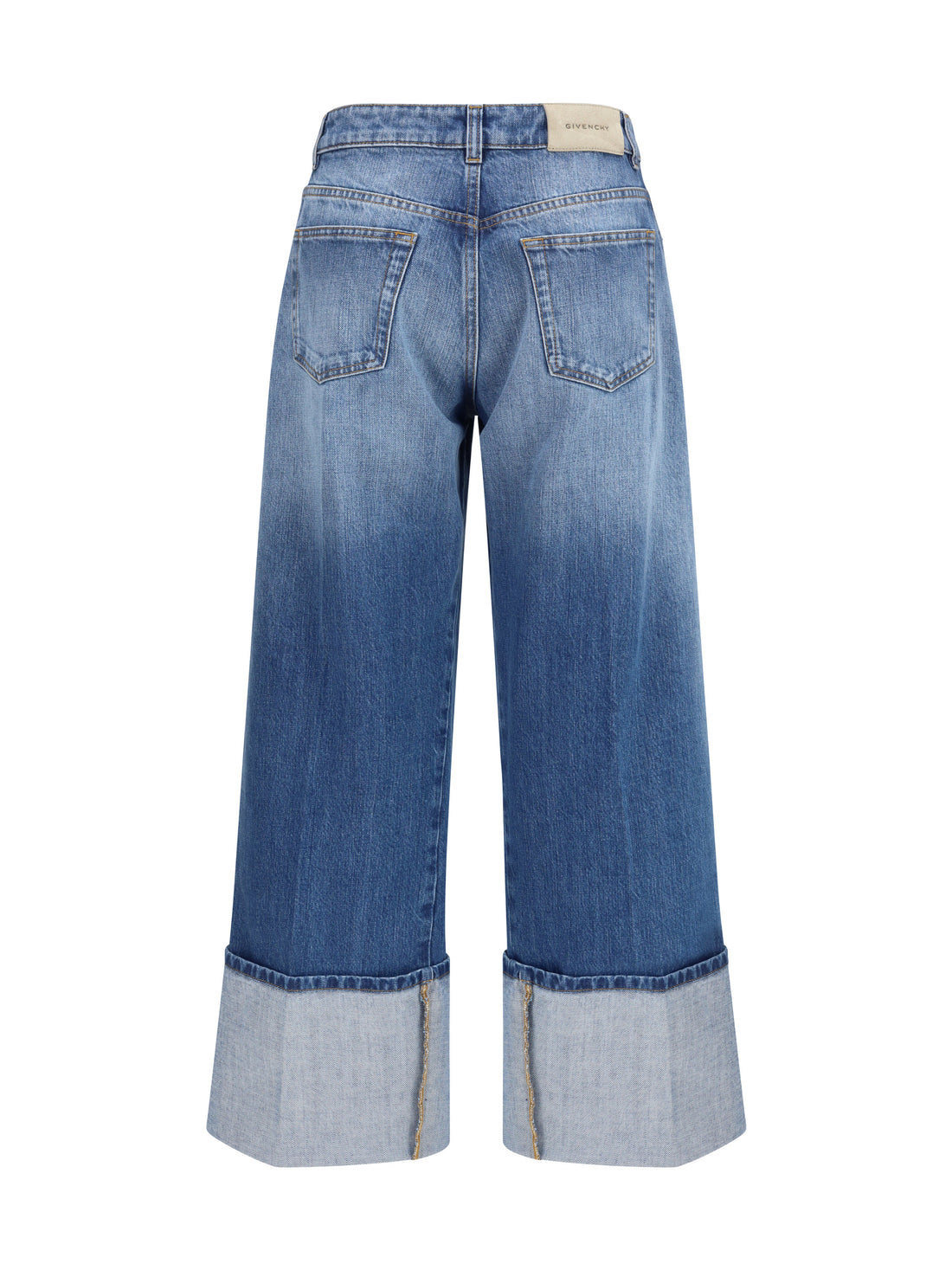 GIVENCHY 26 dégradé turn-up jeans