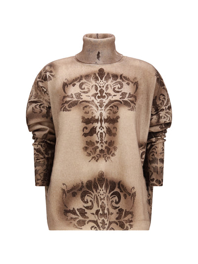 oversized high-neck sweater