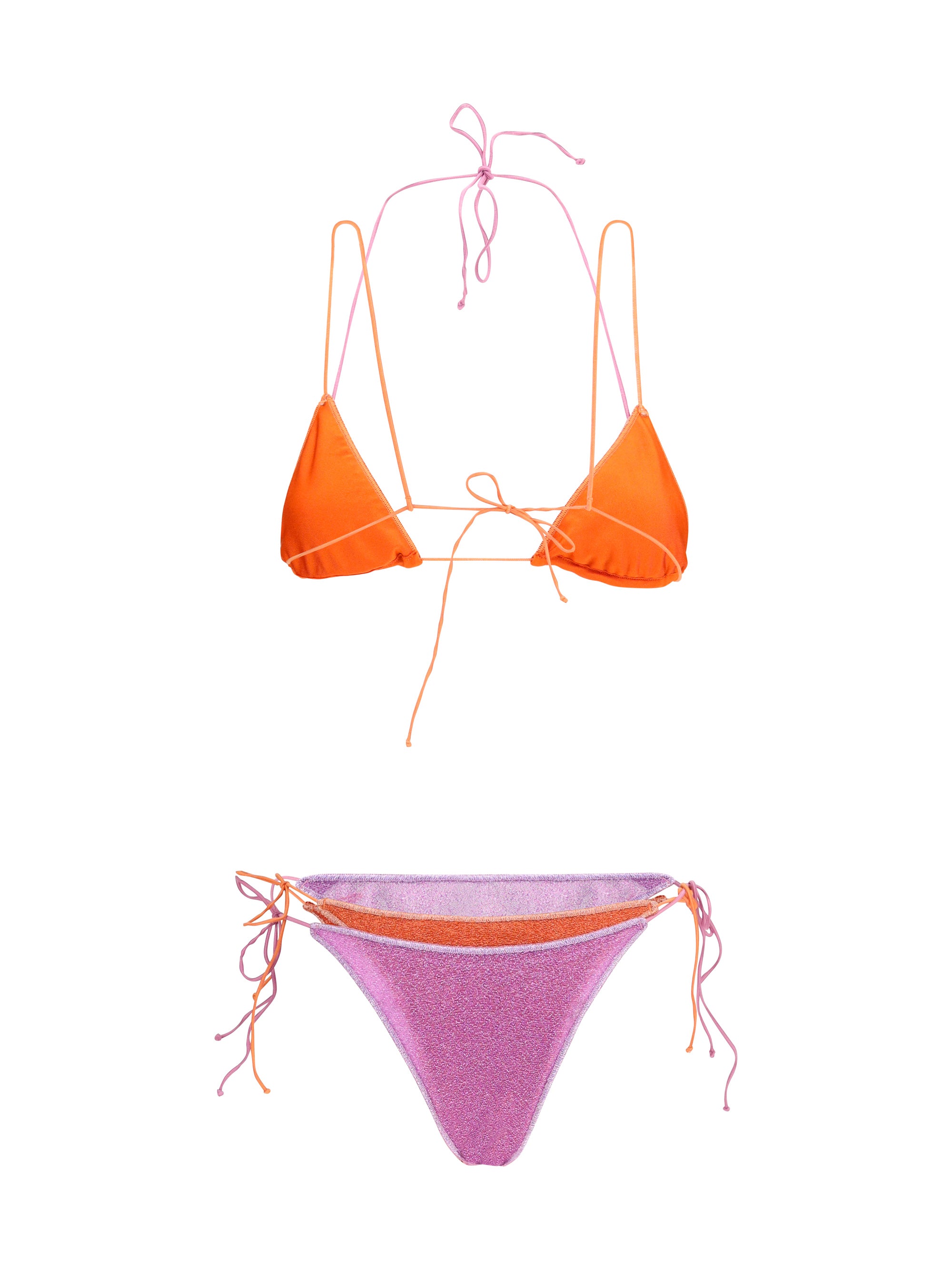 lumière two-tone bikini