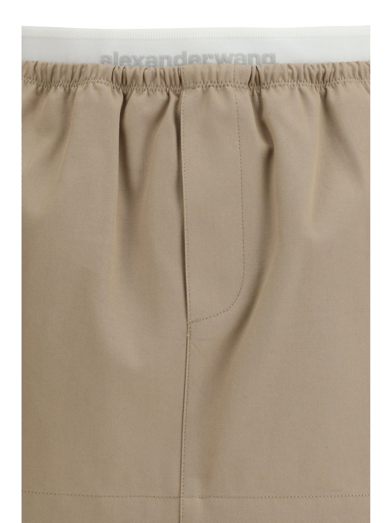 ALEXANDER WANG M drawstring mini skirt