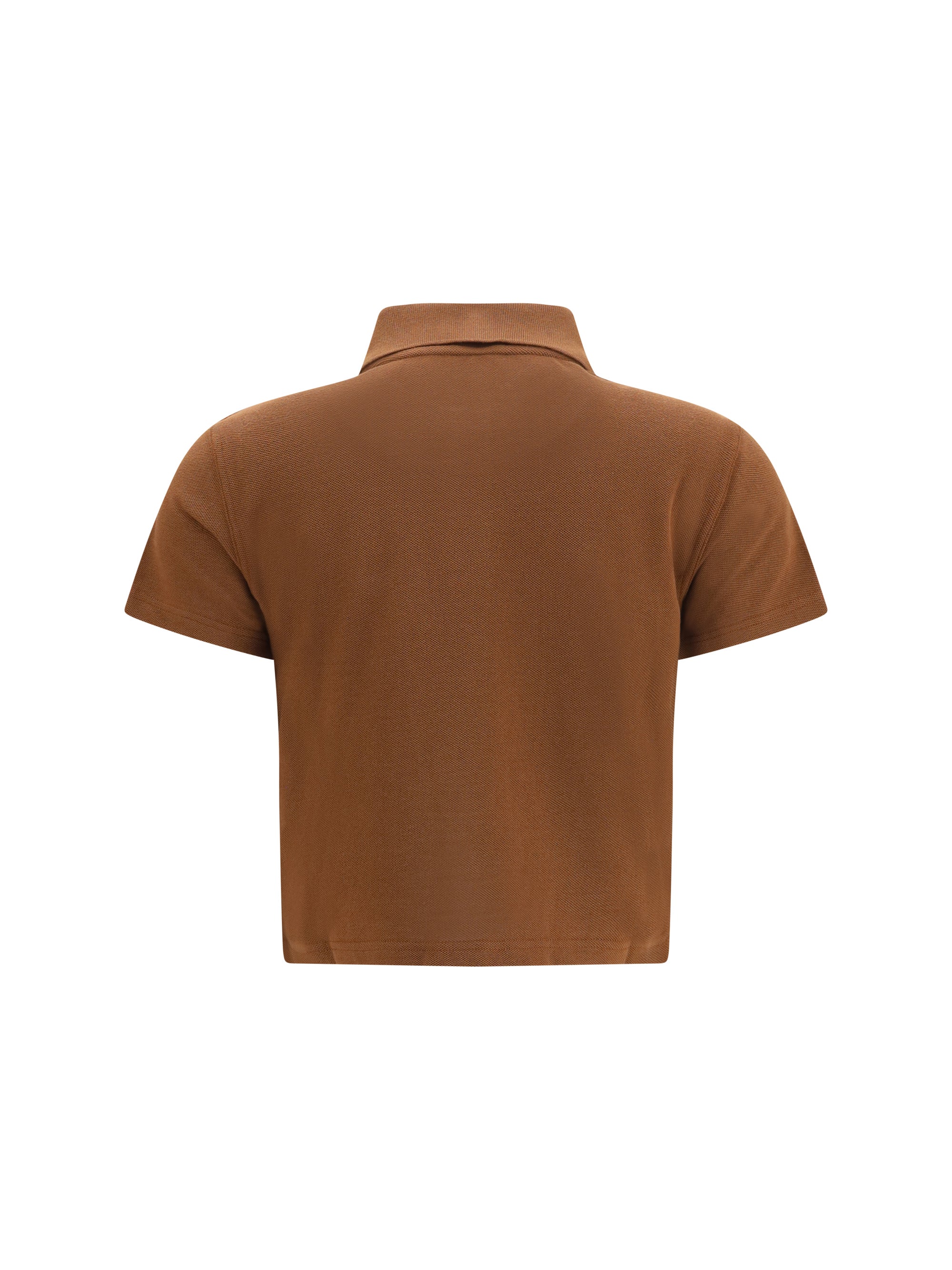 cassandre short cotton piqué polo shirt